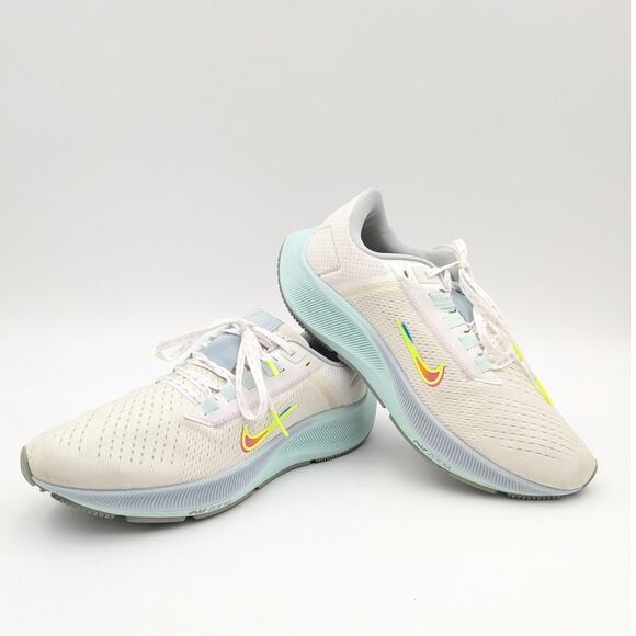 Nike Air Zoom Pegasus 38 Summit White Volt DH6507-111 Women's size US8.5 EU40 - Picture 1 of 12